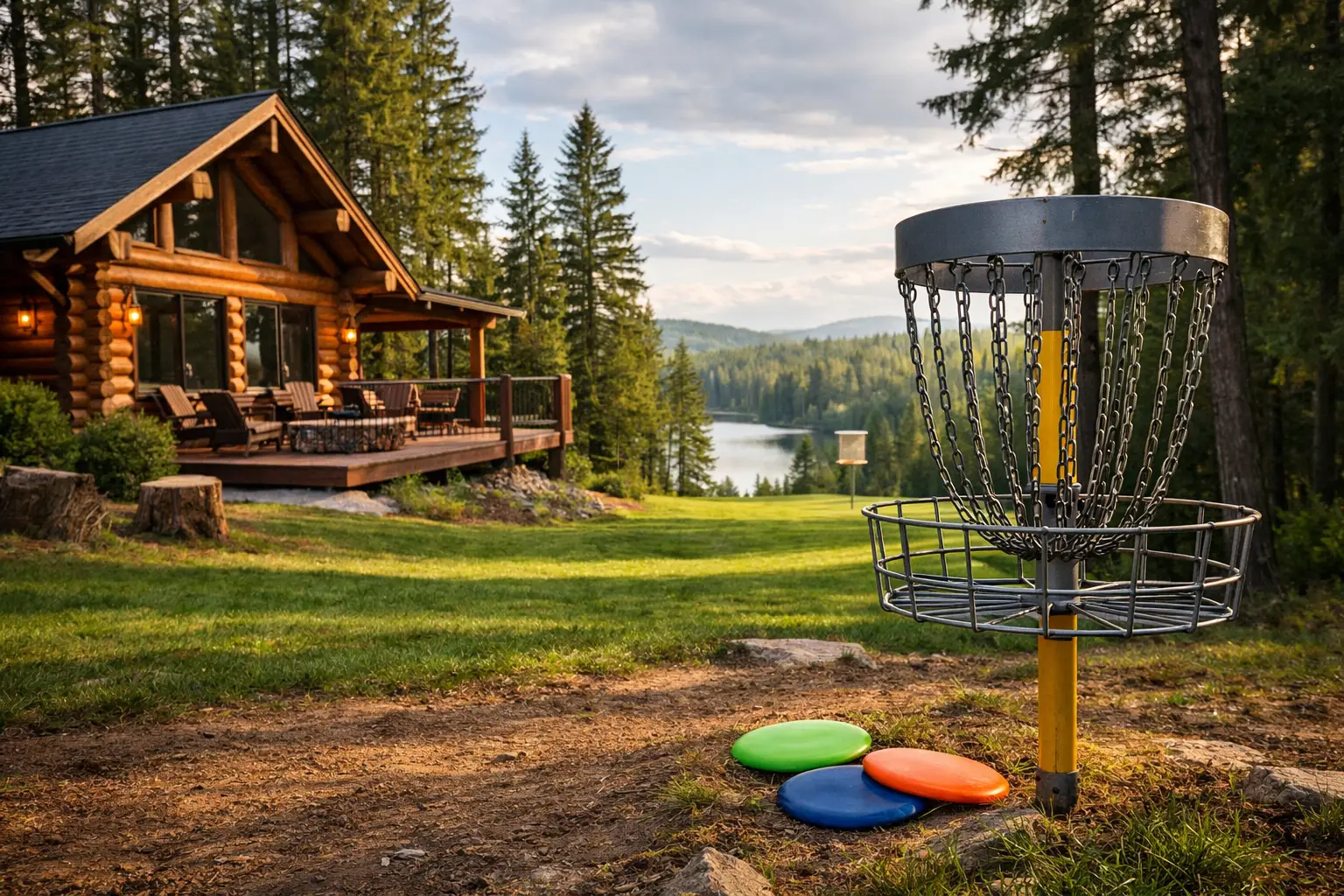 Why Choose a Cabin With Disc Golf Course