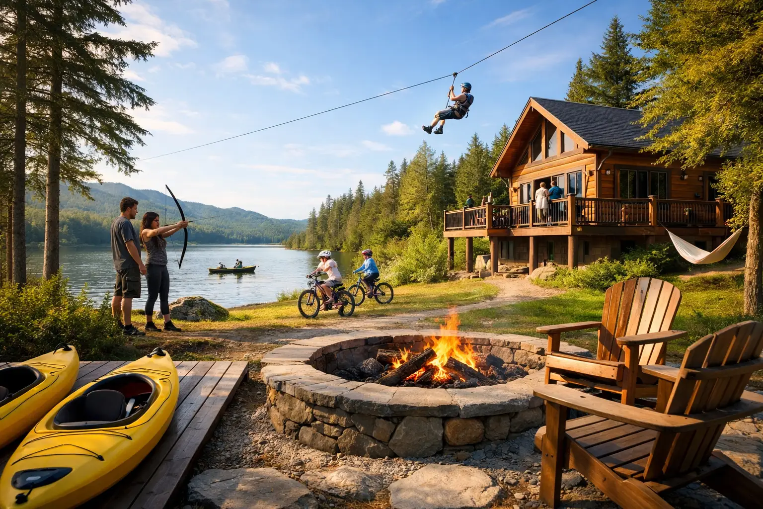 Why Choose a Cabin With On-Site Activities?