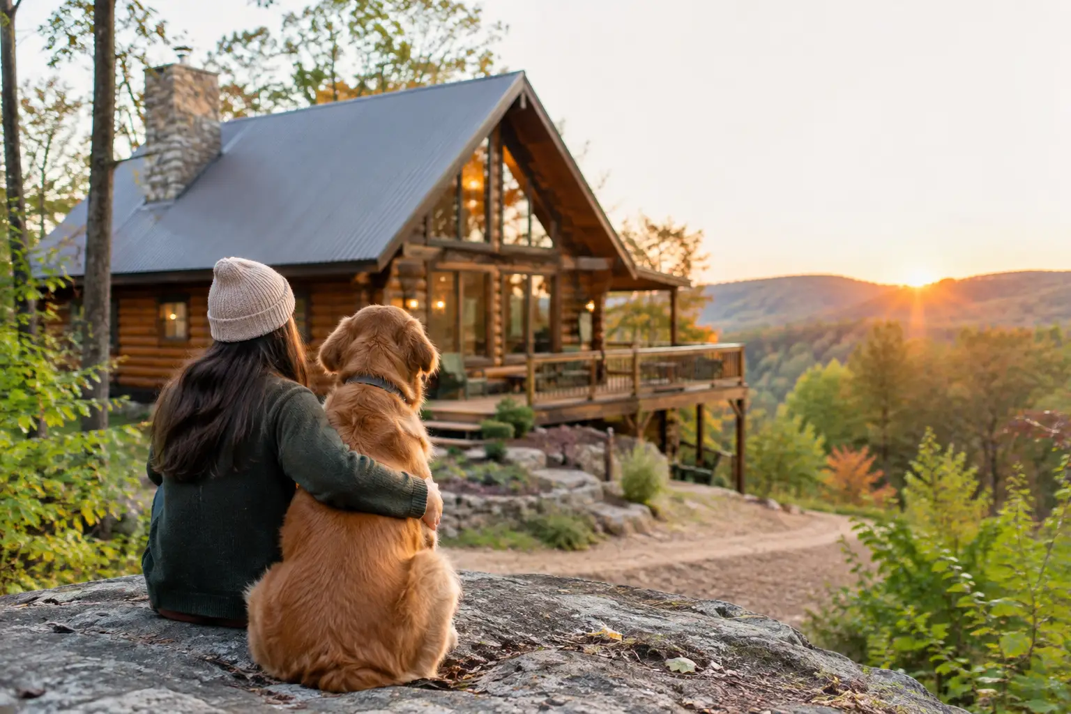 A Pet Owner Cabin Getaway Example for Hocking Hills